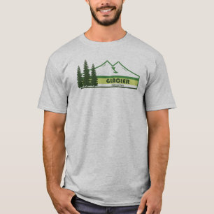 Glacier National Park Green Stripes T-Shirt