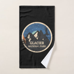 Glacier National Park Hand Towel