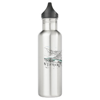 Glacier National Park Hidden Lake Montana 710 Ml Water Bottle