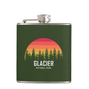 Glacier National Park Hip Flask
