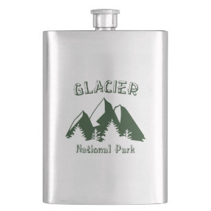 Glacier National Park Hip Flask