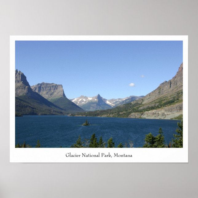 Glacier National Park - Lake View Poster (Front)