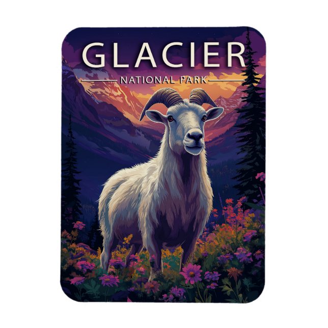 Glacier National Park  Magnet (Vertical)