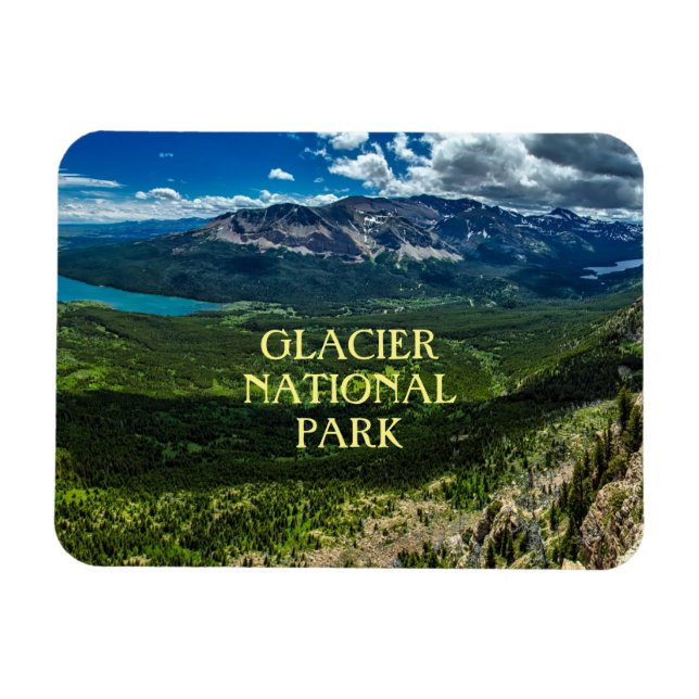 Glacier national park magnet (Horizontal)