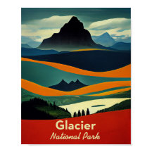 Glacier National Park Minimalist