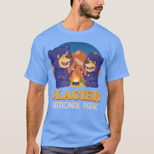 Glacier National Park Montana Black Bear Vintage G T-Shirt