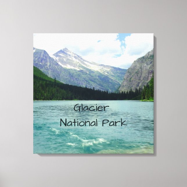 Glacier National Park Montana Canvas Print (Front)