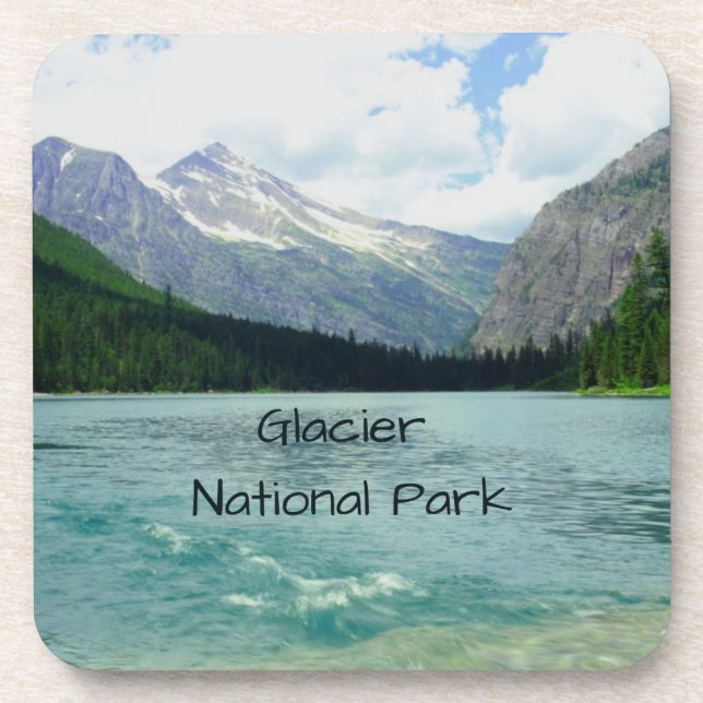 Glacier National Park Montana Coaster (Front)