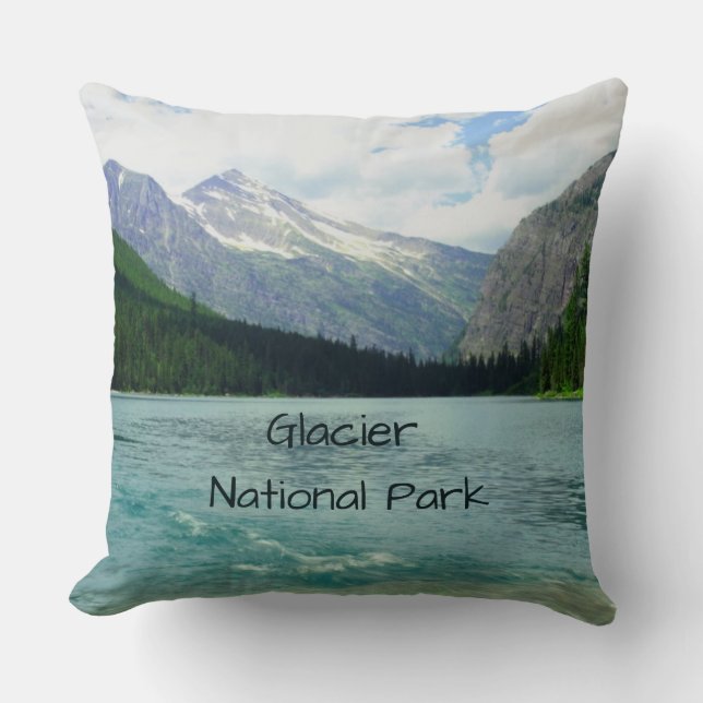 Glacier National Park Montana Cushion (Front)