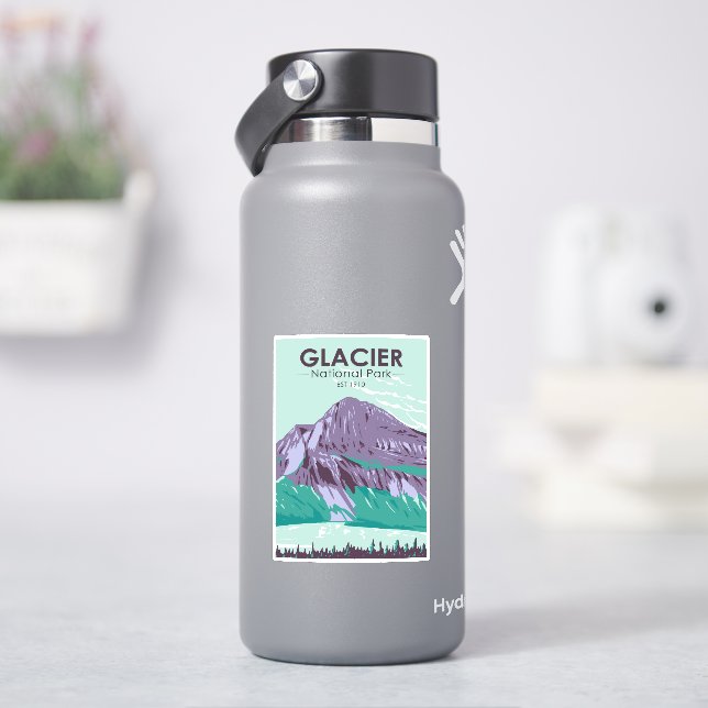 Glacier National Park Montana Hidden Lake Vintage (HydroFlask)