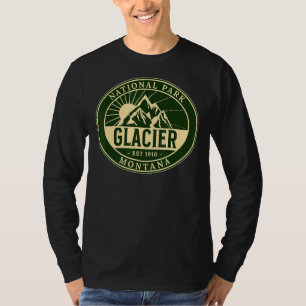 Glacier National Park Montana Hike Outdoors T-Shirt