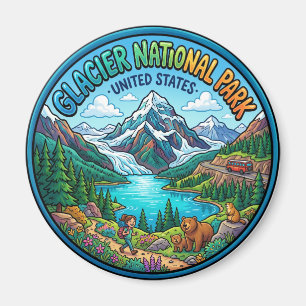 Glacier National Park Montana Magnet