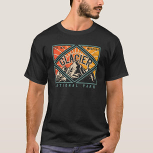 Glacier National Park Montana Mountains Exploratio T-Shirt