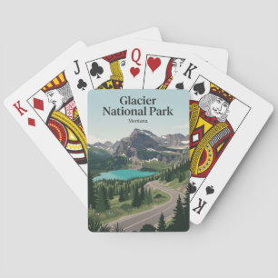 Glacier National Park Montana Playing Cards
