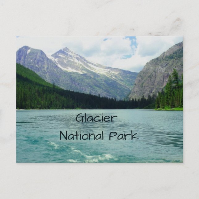 Glacier National Park Montana Postcard (Front)