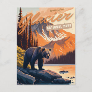 Glacier National Park, Montana Postcard
