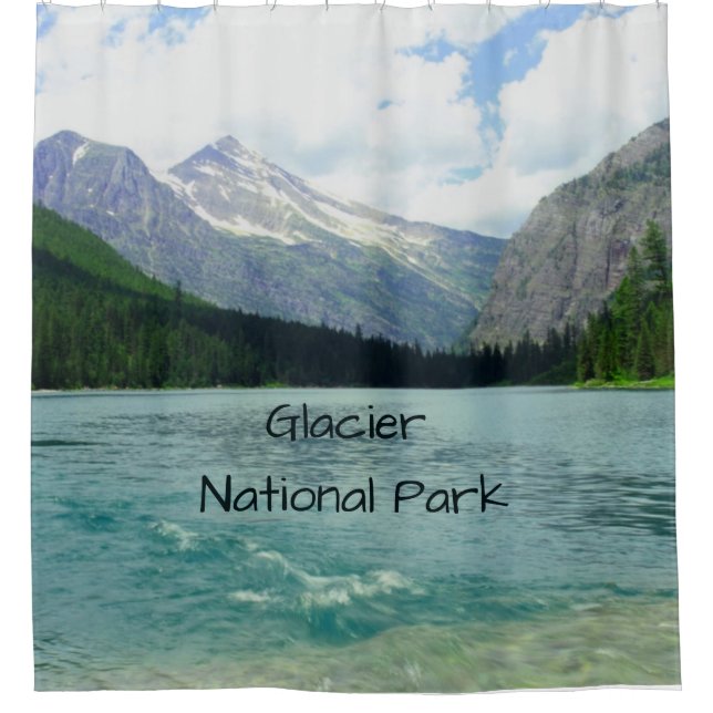 Glacier National Park Montana Shower Curtain (Front)
