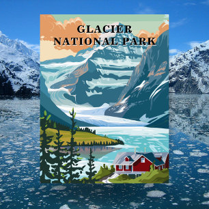 Glacier National Park, Montana Travel Postcard