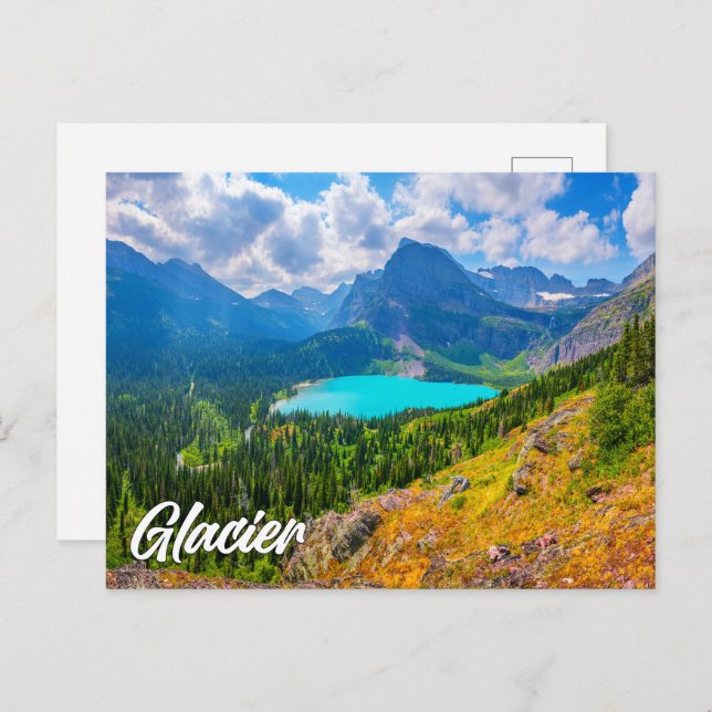 Glacier National Park, Montana, United States Postcard (Front/Back)