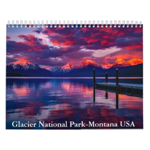 Glacier National Park-Montana USA Calendar