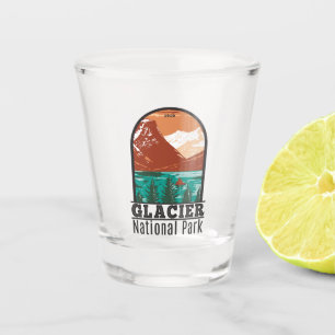 Glacier National Park Montana Vintage  Shot Glass