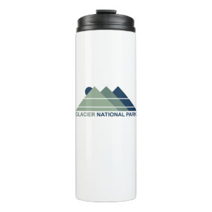 Glacier National Park Mountain Sun Thermal Tumbler