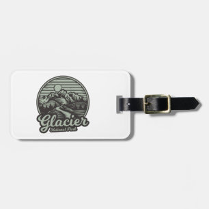 Glacier National Park Mountain Trail Luggage Tag
