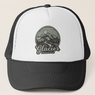 Glacier National Park Mountain Trail Trucker Hat
