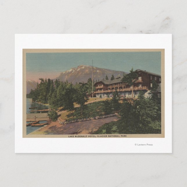 Glacier National Park, MT - Lake McDonald Postcard (Front)