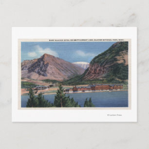 Glacier National Park, MT - Many Glacier Hotel 2 Postcard