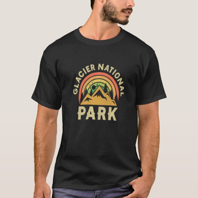 Glacier National Park National Park Hiking Vacatio T-Shirt (Front)