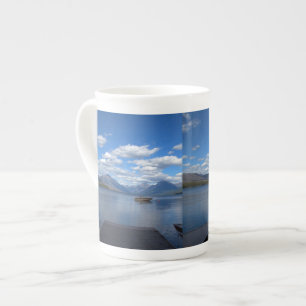 Glacier National Park photography. Bone China Mug