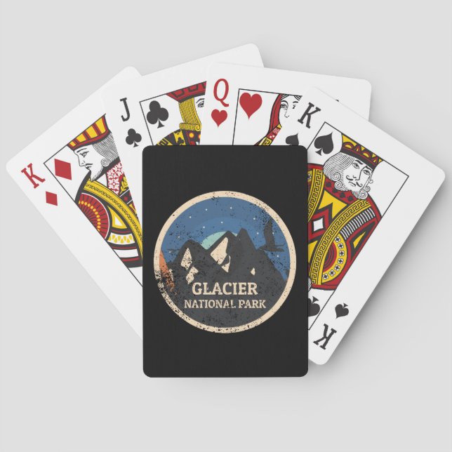 Glacier National Park Playing Cards (Back)
