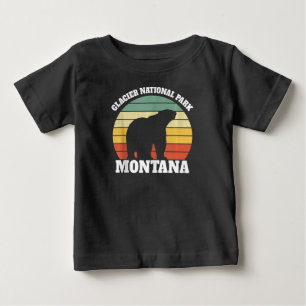 Glacier National Park Polar Bear Lover Baby T-Shirt