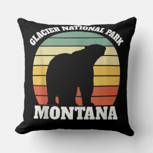 Glacier National Park Polar Bear Lover Cushion
