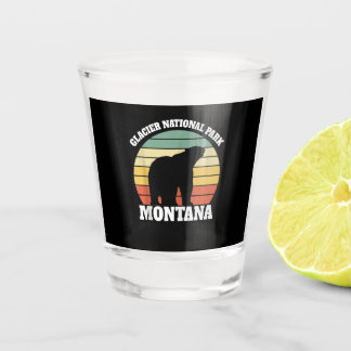 Glacier National Park Polar Bear Lover Shot Glass