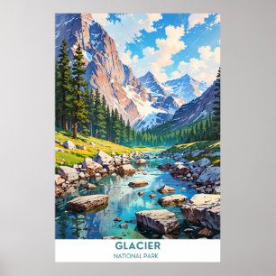 Glacier National Park Poster