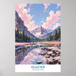 Glacier National Park Poster