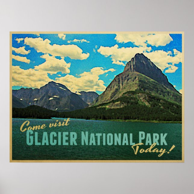 Glacier National Park Poster (Front)