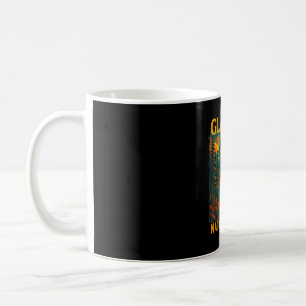 Glacier national park retro mountain travel coffee mug
