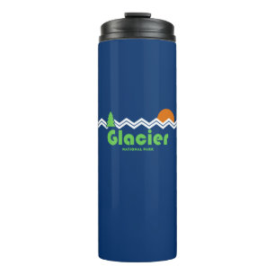 Glacier National Park Retro Thermal Tumbler