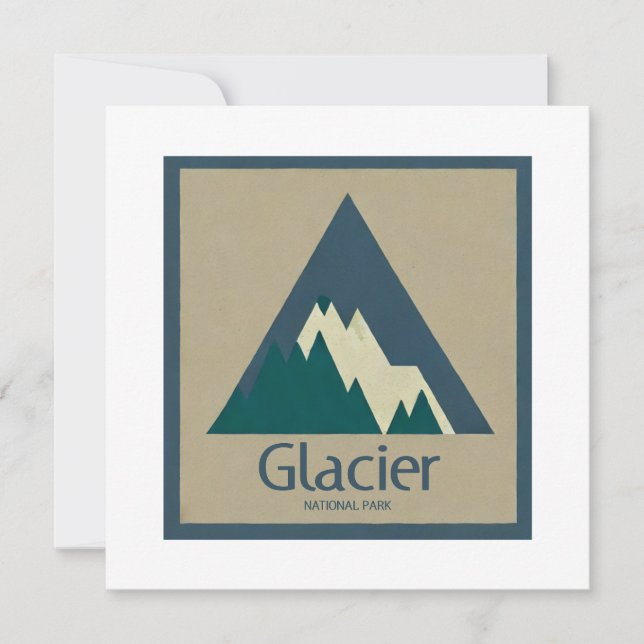 Glacier National Park Rustic (Front)