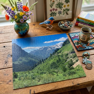 Glacier National Park Scenic Mountain Jigsaw Puzzle