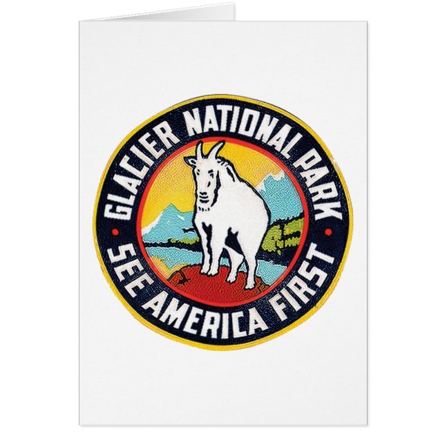 Glacier National Park See America First (Front)