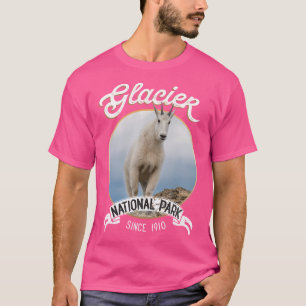 Glacier National Park Souvenir Camping Fishing Mon T-Shirt