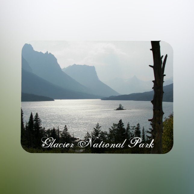 Glacier National Park St Mary Lake Magnet (In Situ Fridge)