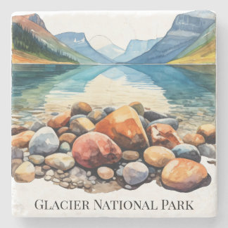 Glacier National Park Stone Coaster