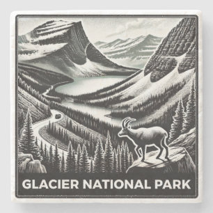 Glacier National Park Stone Coaster