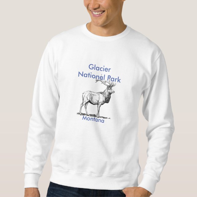Glacier National Park Sweatshirt (Front)