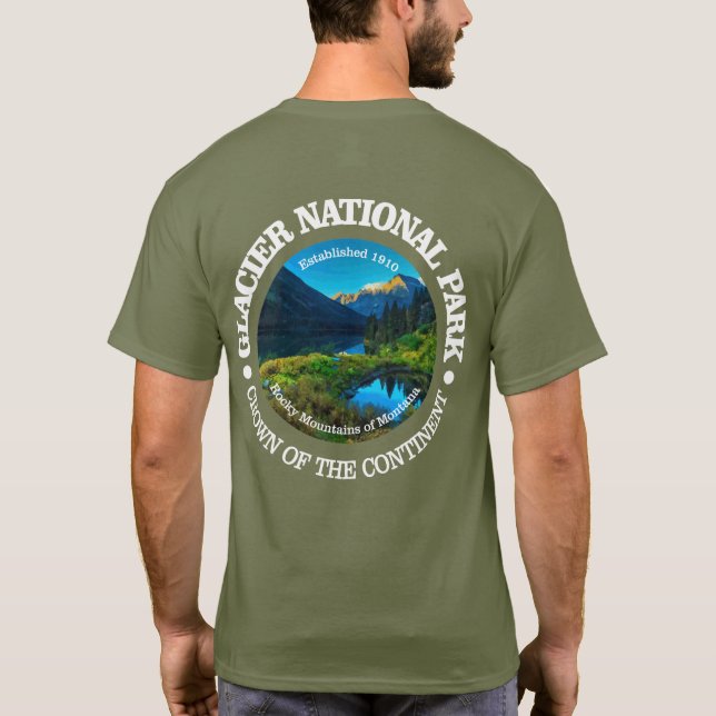 Glacier National Park T-Shirt (Back)
